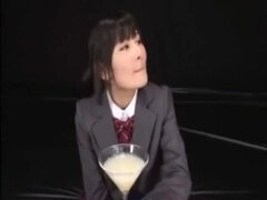 Asiático, Bukkake, Japonés, Tragarse