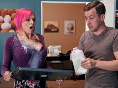 Blasen, Süss, Handjob, Milf, Penis, Schulmädchen, Rock, Tätowierung