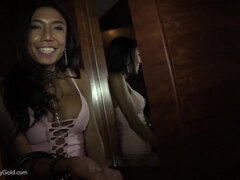 Thai TS in Pink Dress - Hot Shemale Porn