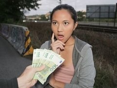 Cul, Sucer une bite, Brunette brune, Branlette thaïlandaise, De plein air, Chatte, Dénudage, Thaïlandaise