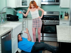 Leie, Blasen, Süss, Rasiert, Kurzes haar, Dürr, Jungendliche (18+), Titten