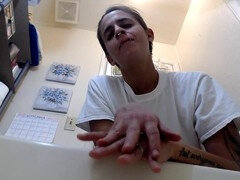 Cul à la bouche, Gros cul, Rondelette, Pétant, Grosse, Lesbienne, Esclave