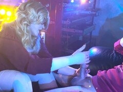 Stepmom helps with his bandage in a naughty way