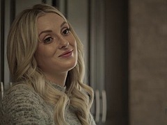 Tussi, Blondine, Spermaladung, Füsse, Handjob, Hardcore, Realität, Titten