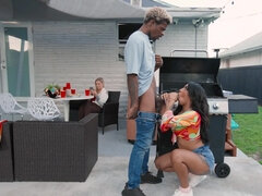 Grote kont, Grote mammen, Zwart, Pijpbeurt, Bruinharig, Rondborstig, Zwart, Feest