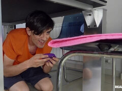 お尻, フェラチオ, バック, 手コキする, オマンコ, ガリガリ, ティーン, バイブレーター