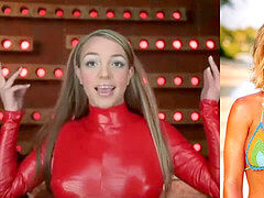 Britney weenies wank Off challenge