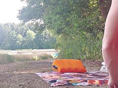Amateur, Blonde, Travestis, Allemand, De plein air, Transsexuelle, Solo, Vibromasseur