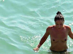 Real Voyeur Beach Amateur Big Boobs Topless MILFs Video