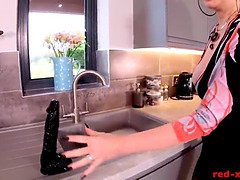Большие сиськи, Черные, Дилдо, Пальцем, Мастурбация, Зрелые, Рыжие, Соло