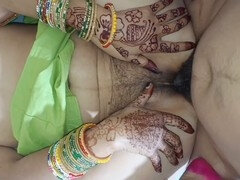 Indian married Lalitabhabhi gets her tight pussy filled by her stepbrother in the bedroom