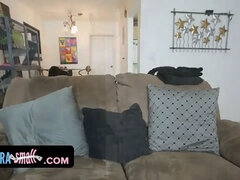 Blondine, Hundestellung, Hd, Küche, Monster, Zierlich, Eng, Titten