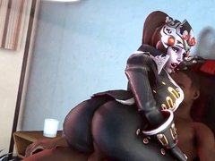 jaw-dropping bootie Widowmaker intercourse compilation