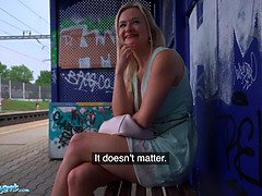 Blonde, Gorge profonde, Hd, Énorme, Orgasme, Réalité, Nénés, Train