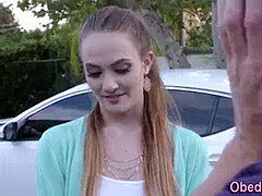 Бондаж, Одетые девушки голые парни, Сперма на лице, Молоденькие