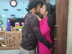 アジア人, カップル, 人妻の, 旦那, キス, 乳首, フェラする, 妻
