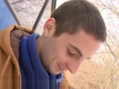 Old men sucking cock outdoor gay Two Sexy Hunks Fuck Outdoors For Money!