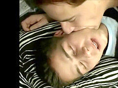 youngster being blown & deepthroating a Vampire Boi.