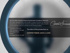 Harper Feeds Jase His Load