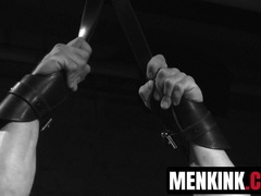 Beefy Tatum survives Van Darkholmes water chamber and gimp fucking