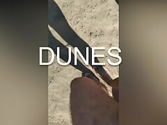 Jerking off in the dunes