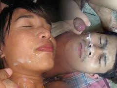 Wild gaysex action in Brazil featuring hardcore outdoor bukkake fun with young dudes