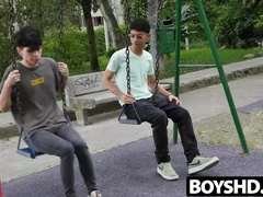 BoysHD.com - Noah Swith and Melo Prince spoil in shaft blowing