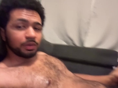 Cum Twice After 33 Day Semen Retention... (big Hairy Balls And Dick...verbal)