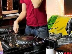 Gay DJ films himself jerking off after playing his music
