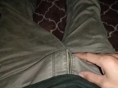 I jerked my pink cigar until I busted while my gf was away