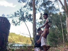 I LICKED AN UNKNOWN WHO I FOUND ON THE TRAIL IN A WOODS