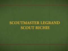 ScoutBoys - Pony draped Legrand Bear barebacks sleek ginger scout stud