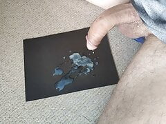 Slapped the cum out of cock
