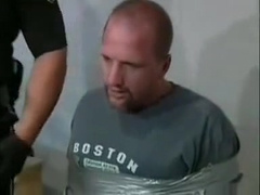 police questioning in gloves