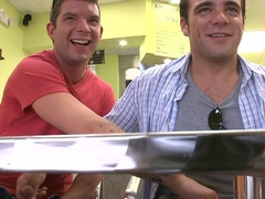 Extremely hot bisexual dude goes wild on his girlfriend's body