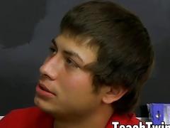 Wild twink hard pounded before cumshot