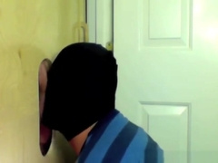 Sucking Off 8 Inches At The Gloryhole