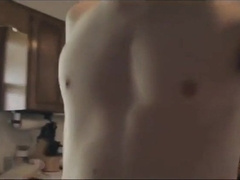 Watch this young exhibitionist give a steamy homemade handjob to his lover on webcam