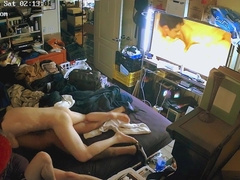 Getting boned raunchy well roommate deepthroats me