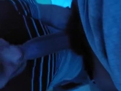 Draped roomie visiting