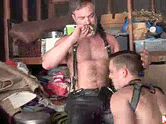 MANALIZED Tyler Rush slurps Daddys Shoes Before sans a condom pummel