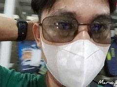 I had my first public wank in a mall restroom at a fan's request and it was super risky