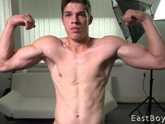 Daniel Donovan is going to work out and lick his own muscles