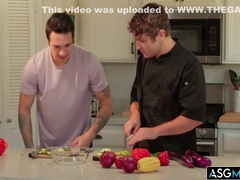 Aubergines, Bell Peppers, Cucumbers Or How About Cocks? In This Kitchen Everyone Has To Pick His Fancy! 6 Min With Jayden Marcos