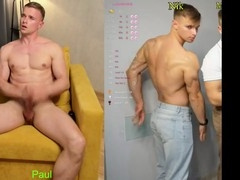 Huge cocks and bulging jeans on webcam