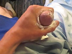 Little White Cock ruined cumshot and throbbing