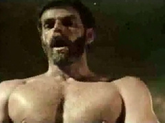 Horny male in exotic bareback, vintage homosexual sex video