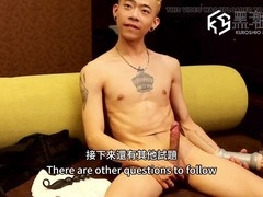 Asian twink pleasuring man with blowjob, taking it anally, and being the youngest