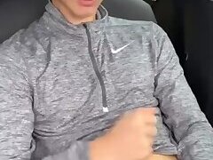 Danny jerking in the car