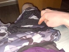 Happy boy, nude boy, a lot of sperm